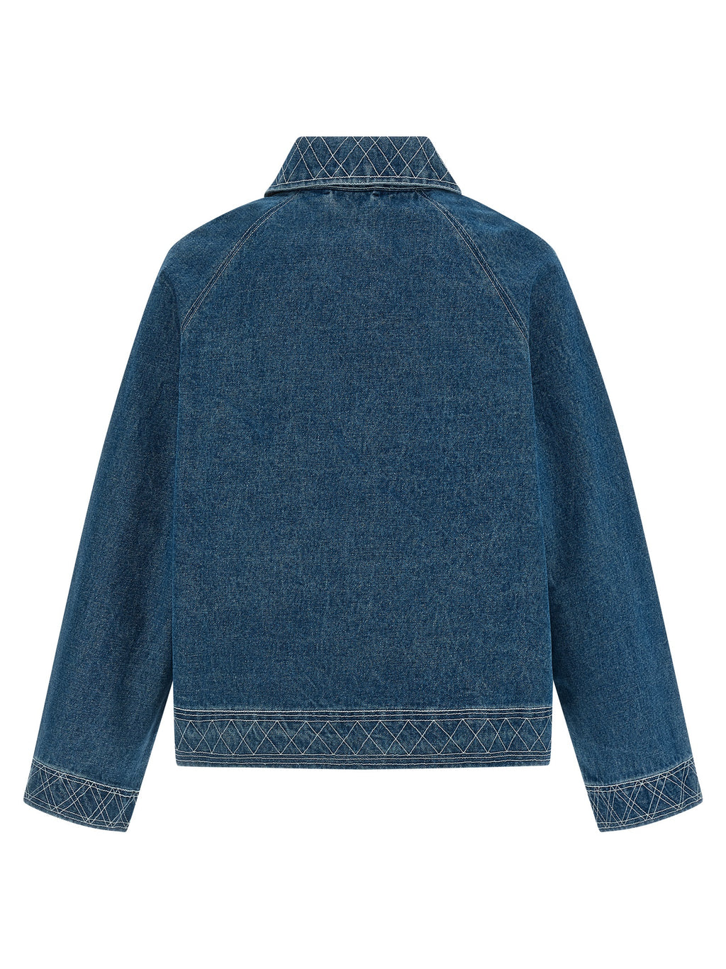 Blue Cotton Denim Jacket