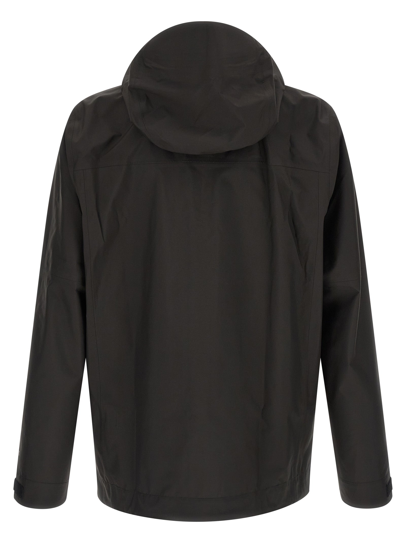 Black Polyester Shell Jacket