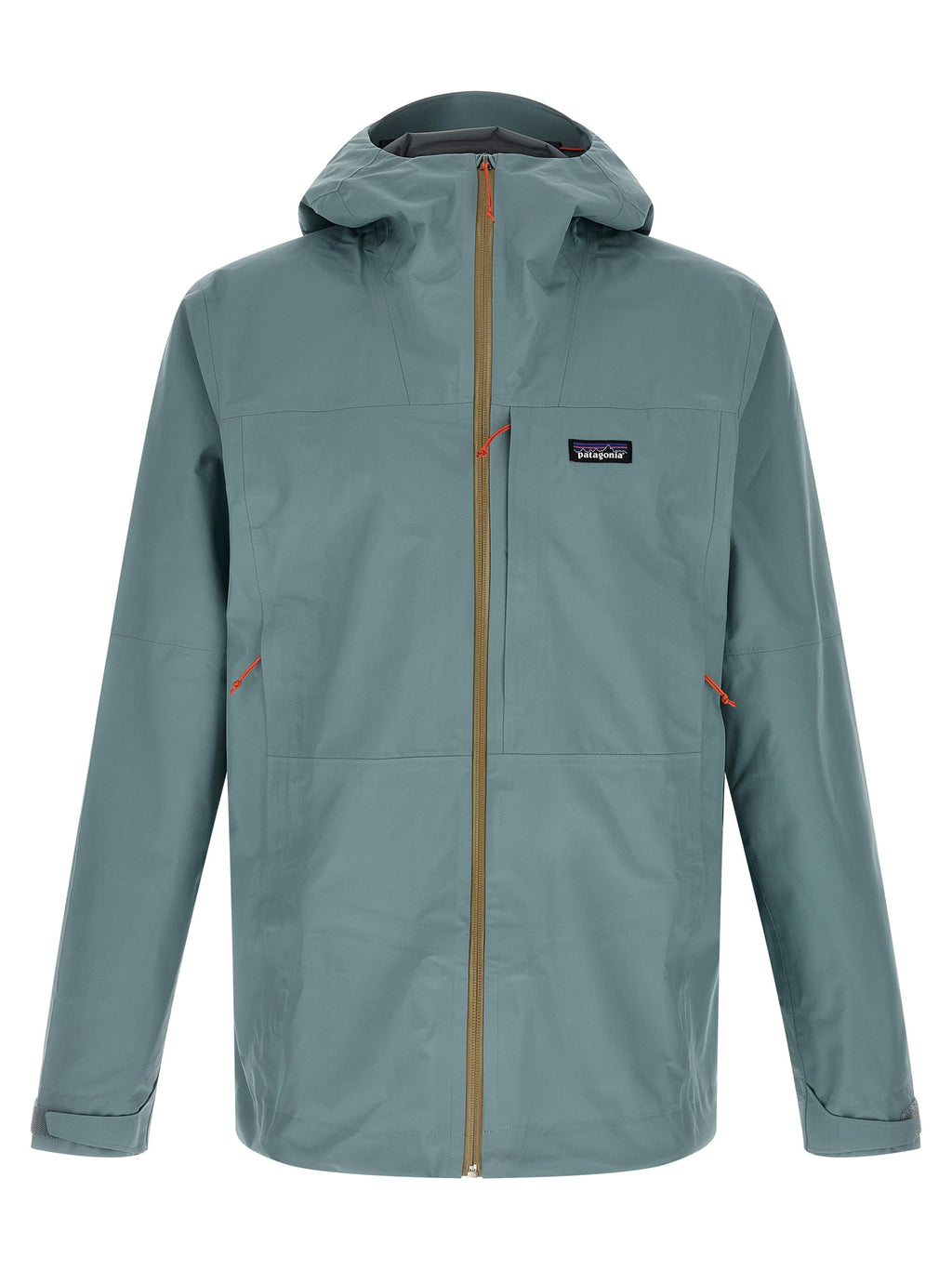 Blue Polyester Shell Jacket