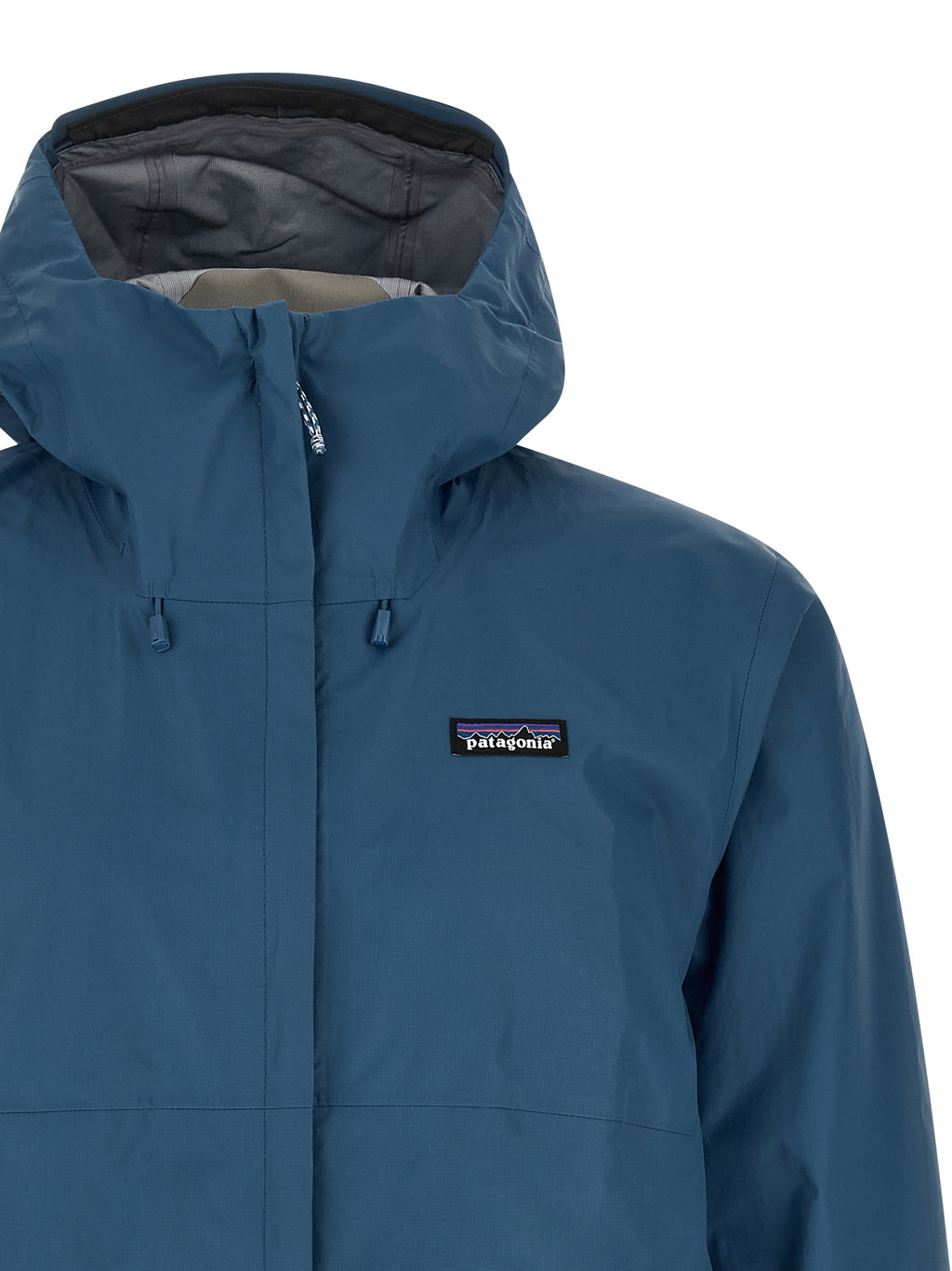 Blue Nylon Shell Jacket
