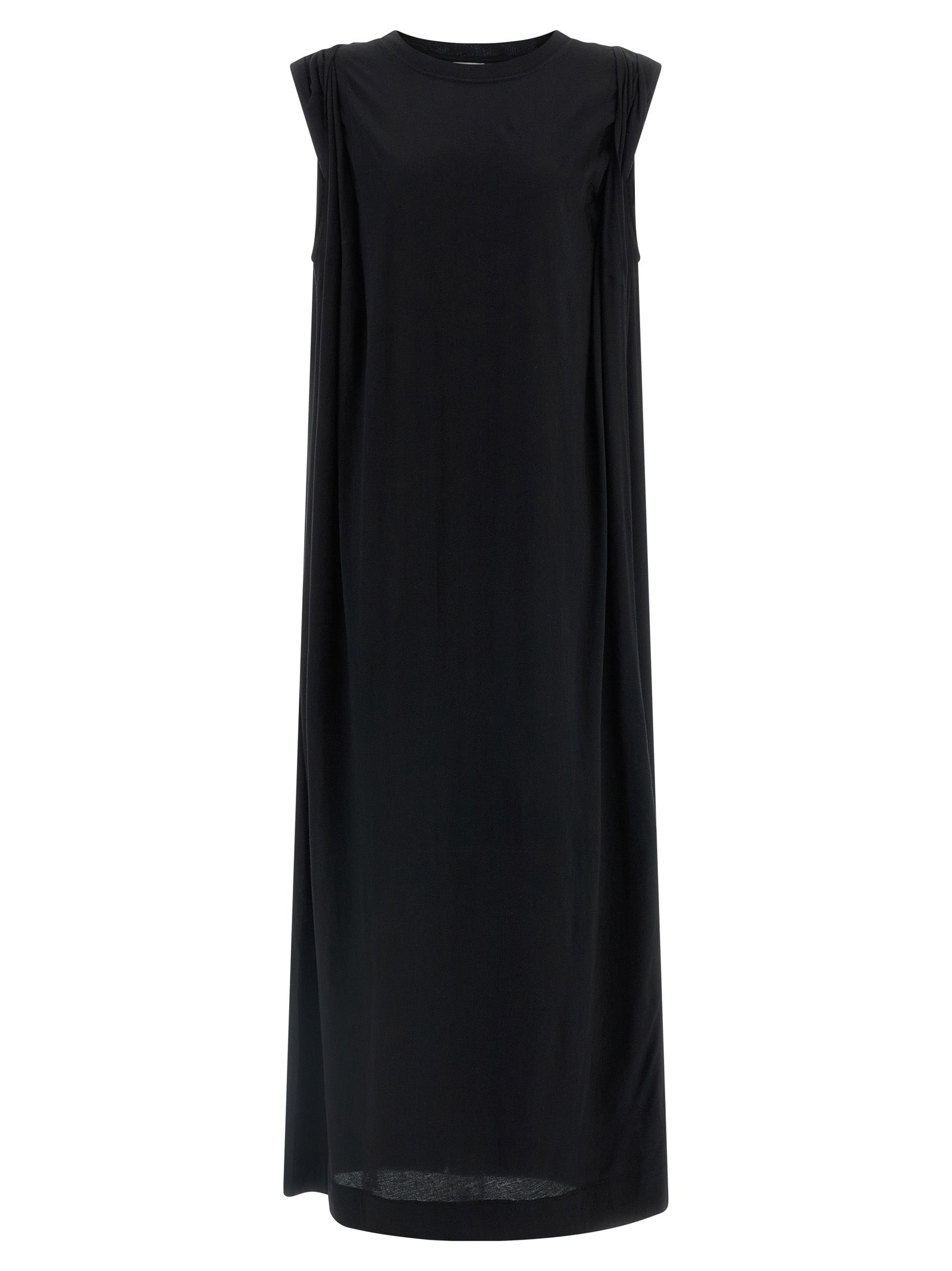 Black Cotton Long Dress