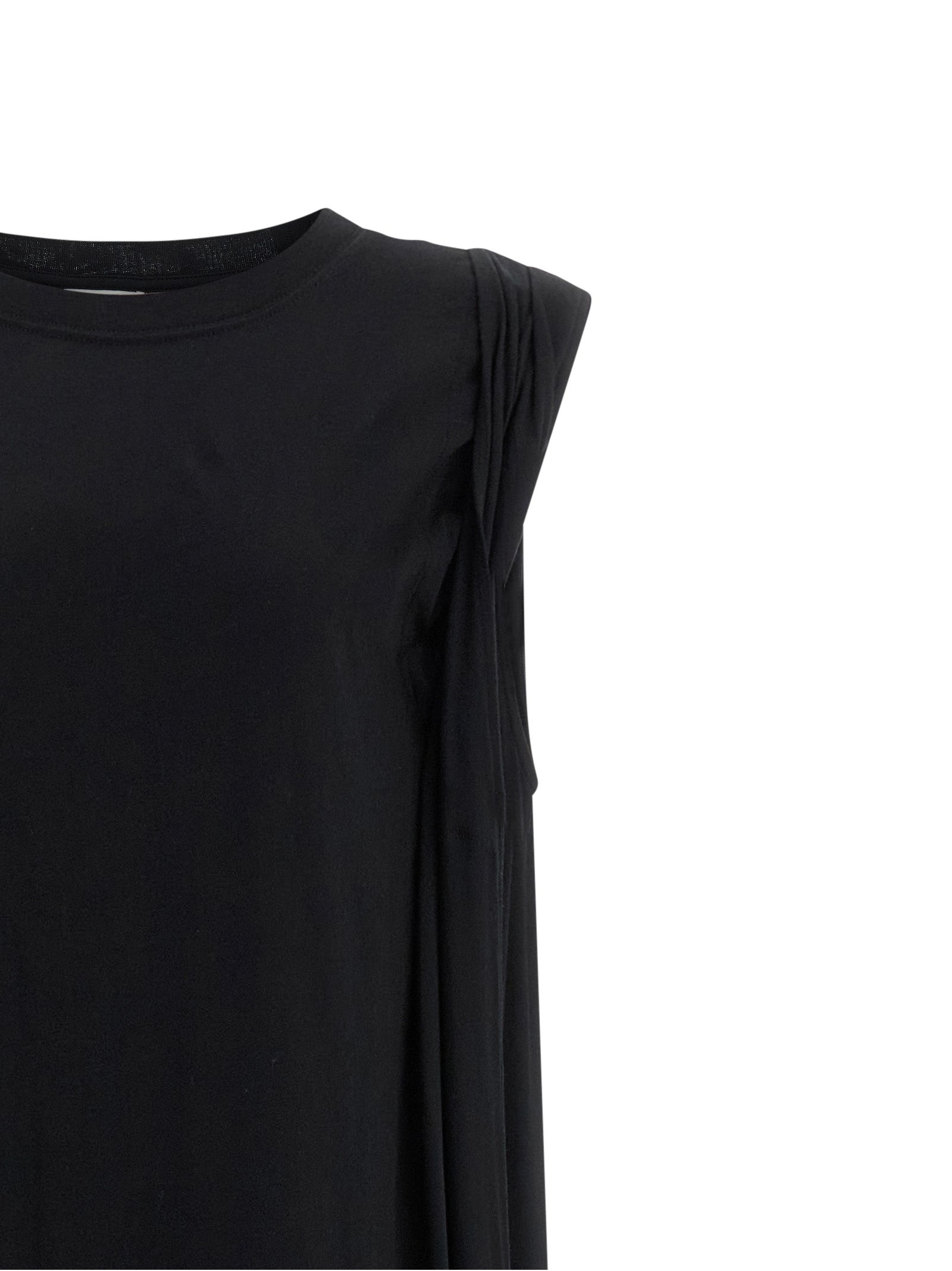 Black Cotton Long Dress