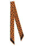 Brown Silk Foulard