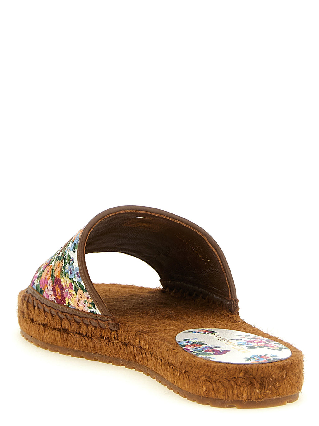 Multicolor Lamb Leather Slides