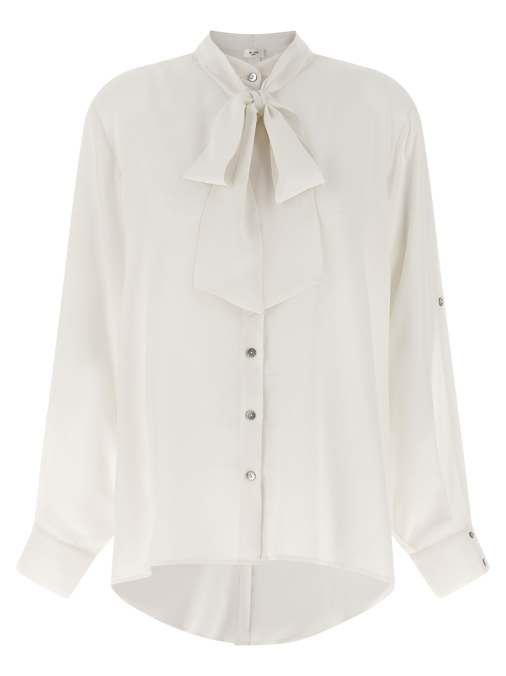 White Silk Blouse