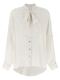 White Silk Blouse