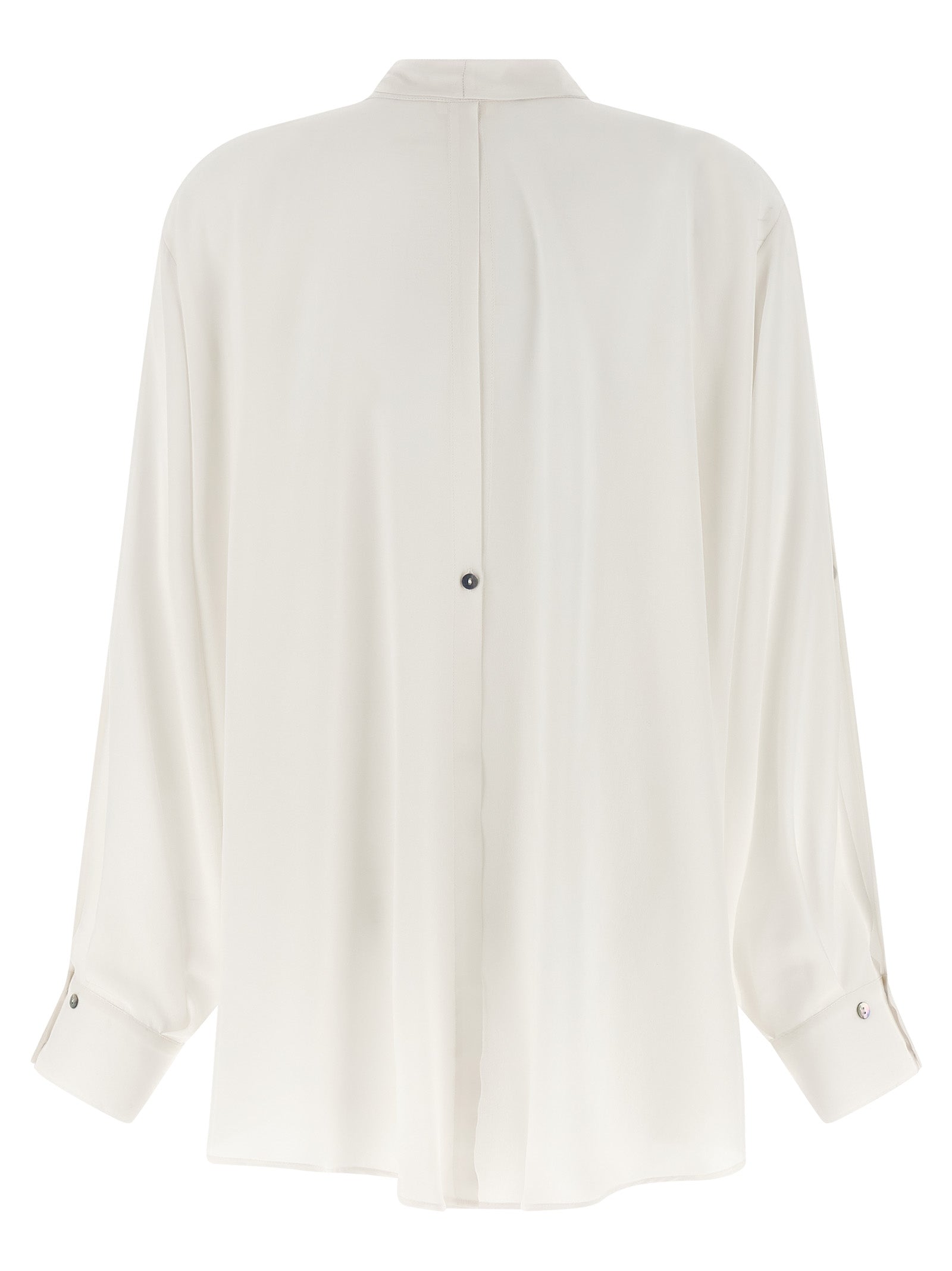 White Silk Blouse