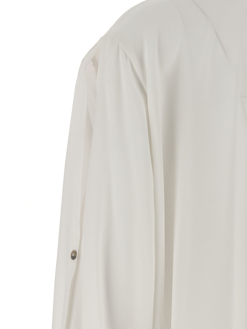 White Silk Blouse