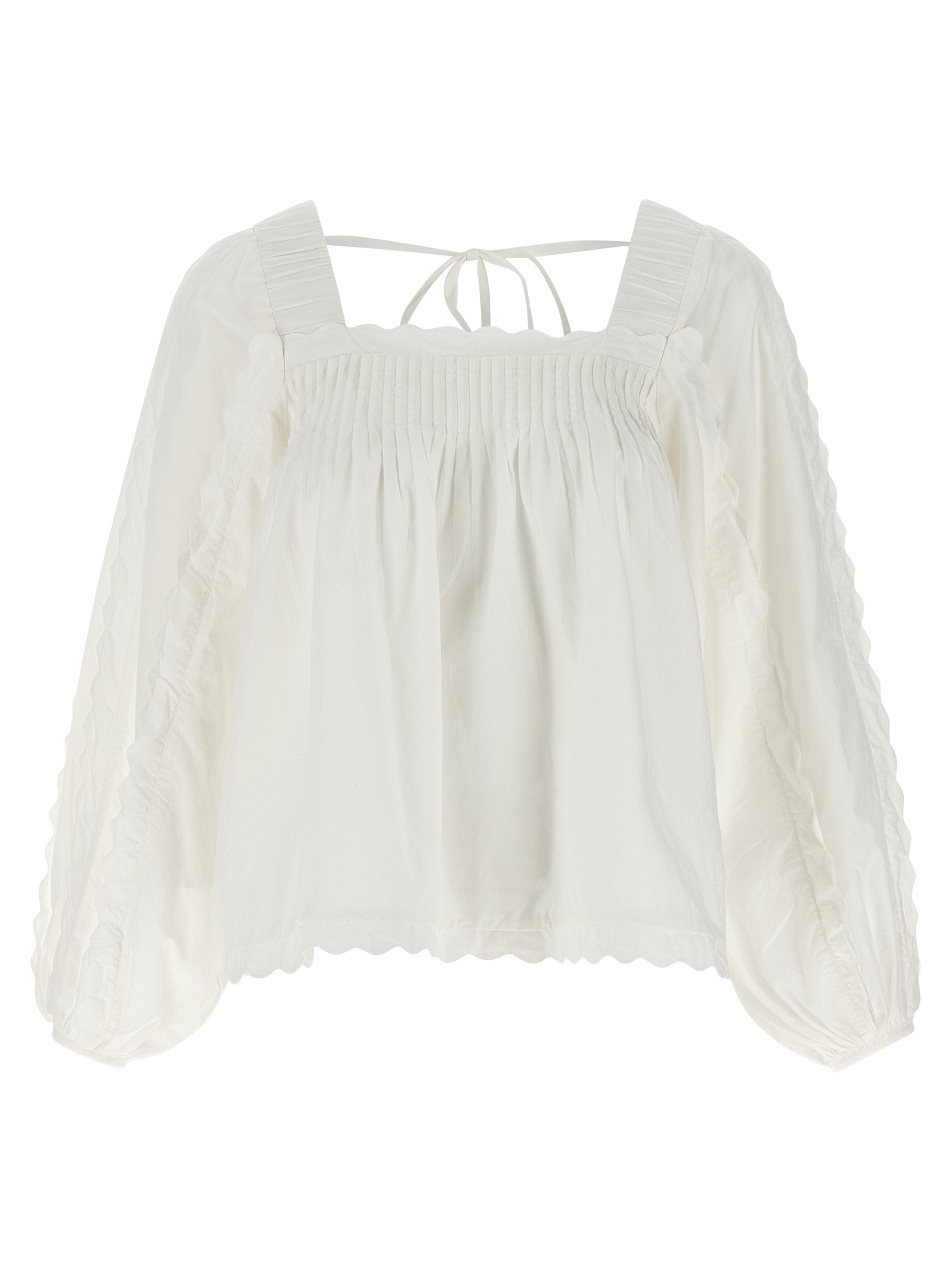 White Cotton Blouse