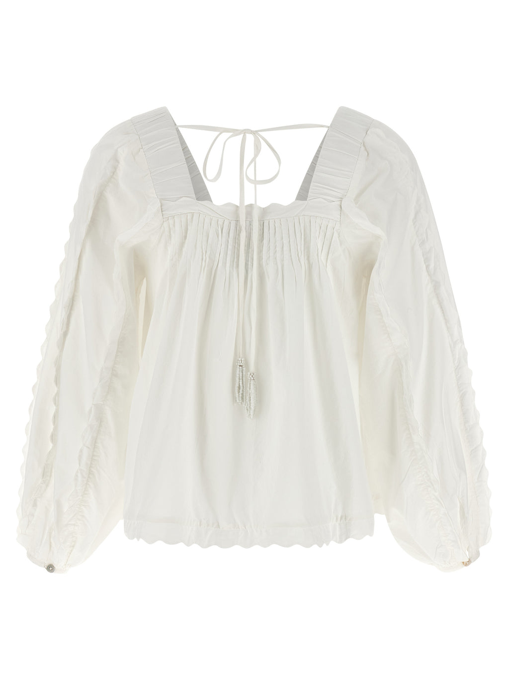 White Cotton Blouse