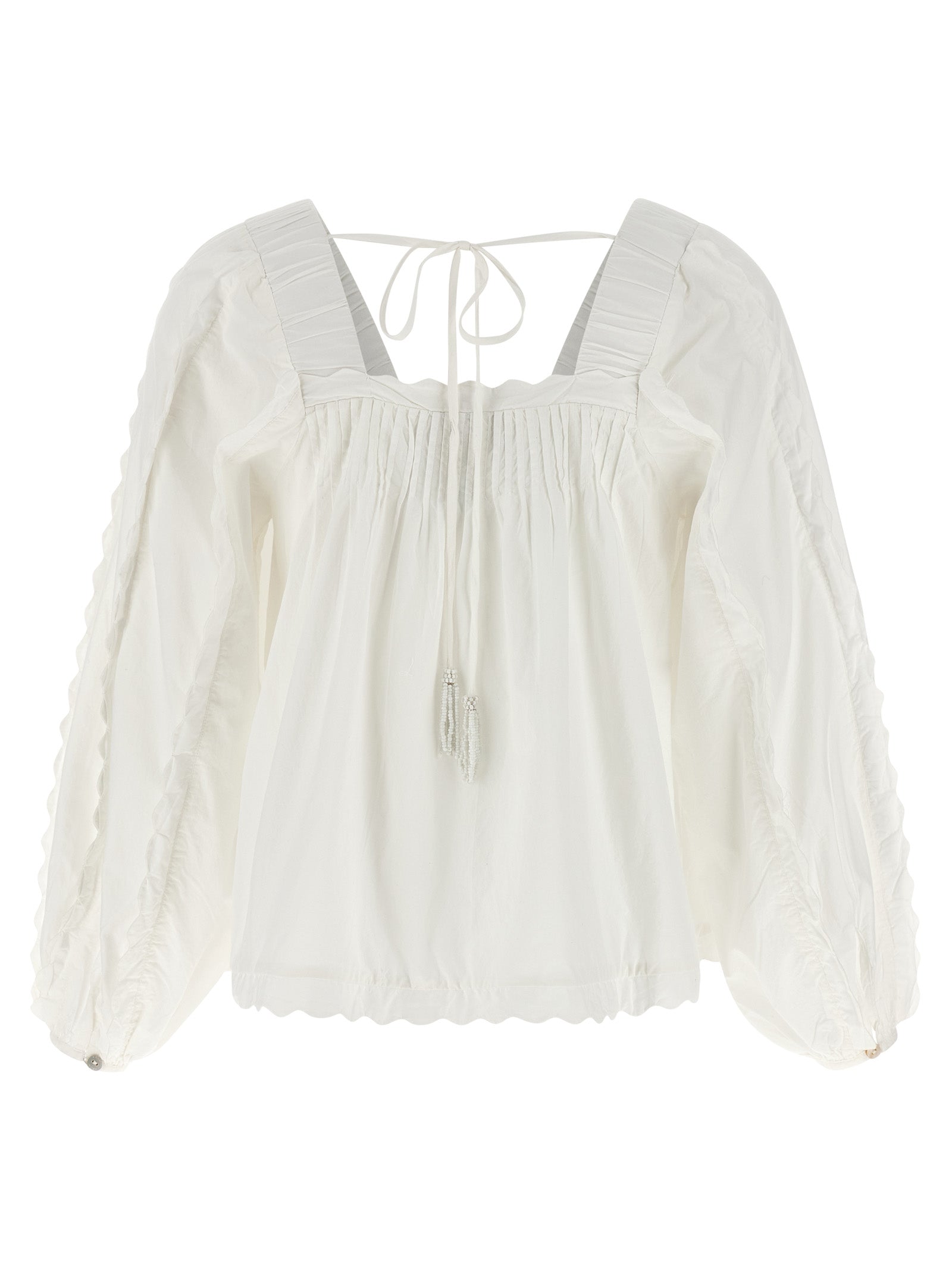 White Cotton Blouse
