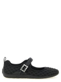 Black Polyamide Ballet Flats