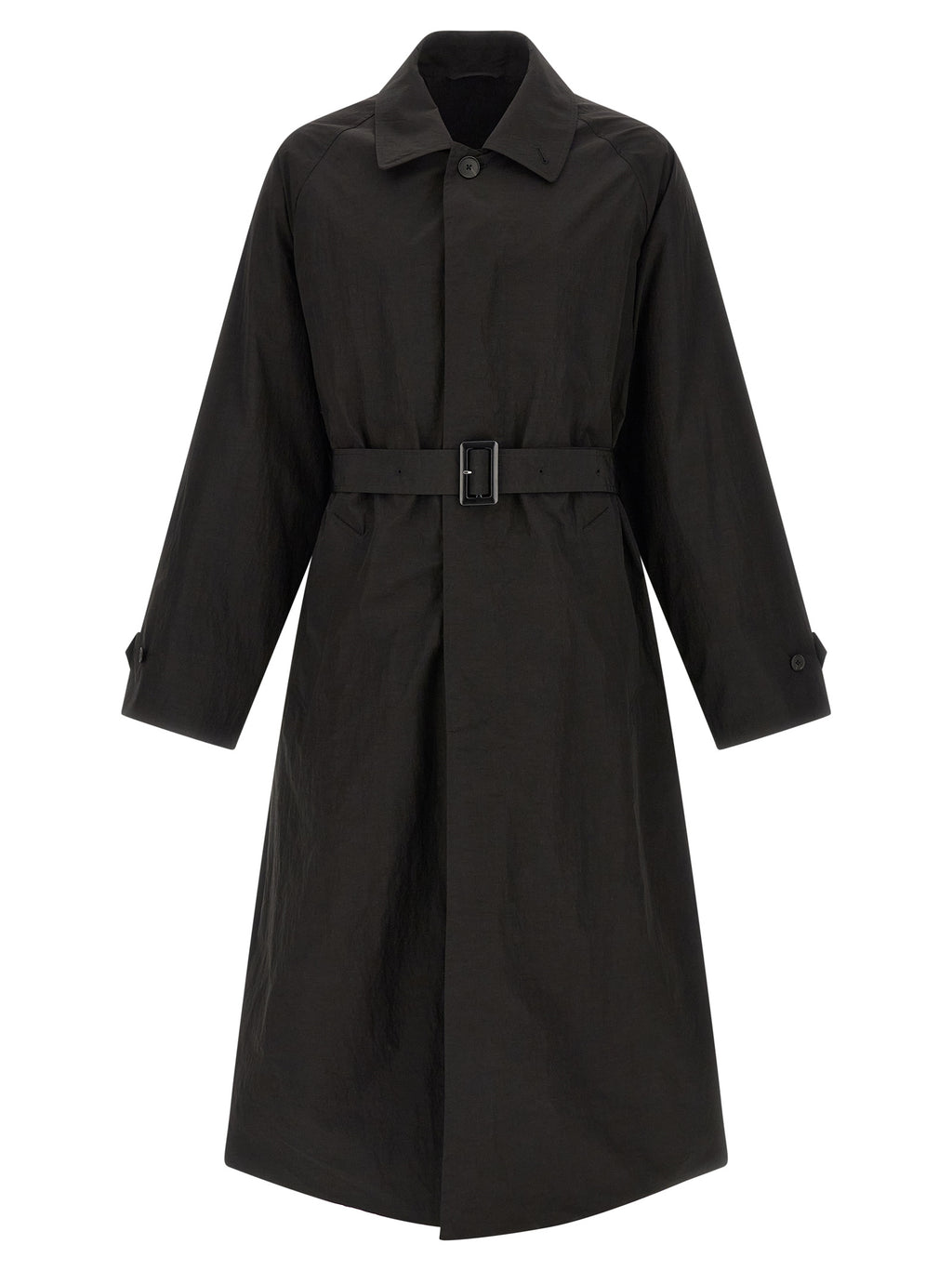 Black Polyester Coat