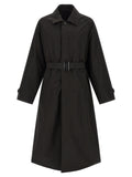 Black Polyester Coat
