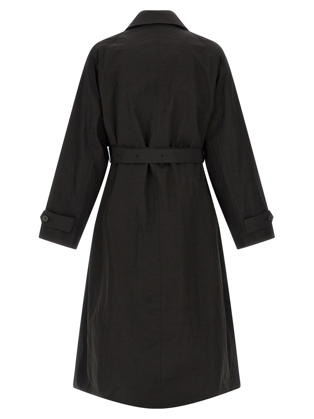 Black Polyester Coat