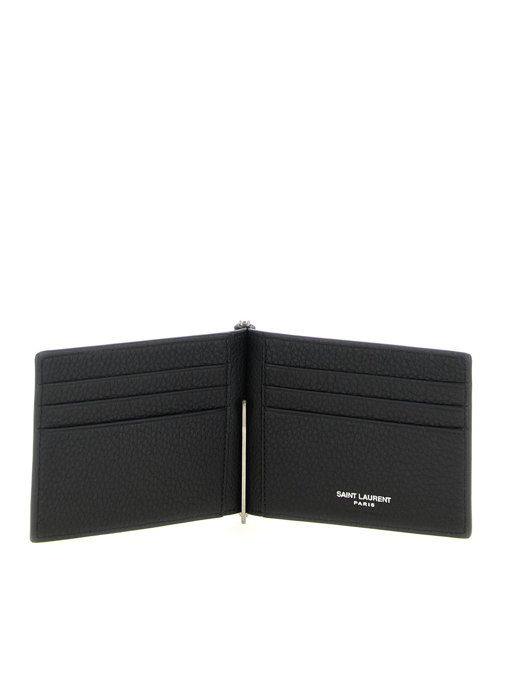 Black Calfskin Money Clip