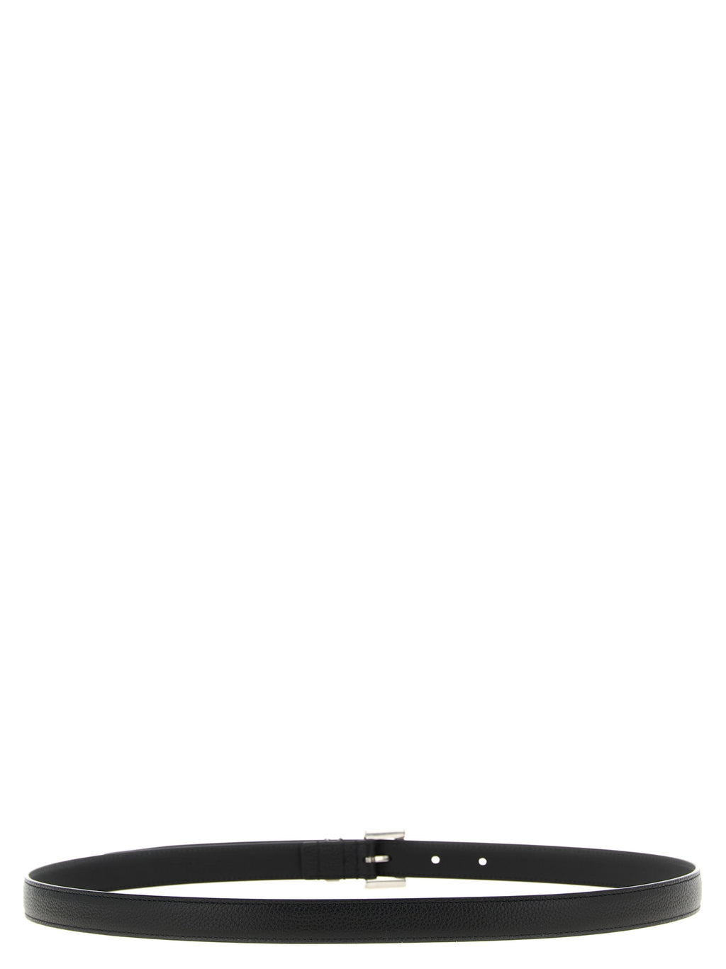 Black Calfskin Regular Belt
