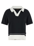 Bicolor Polyester Polo Shirt