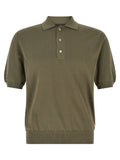 Bicolor Cotton Polo Shirt