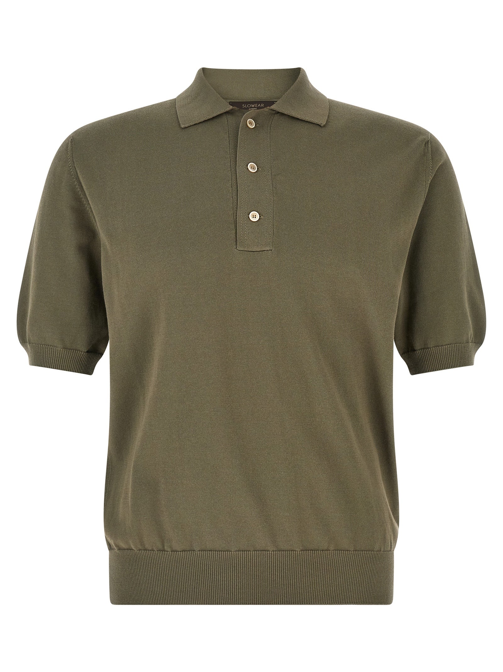 Bicolor Cotton Polo Shirt