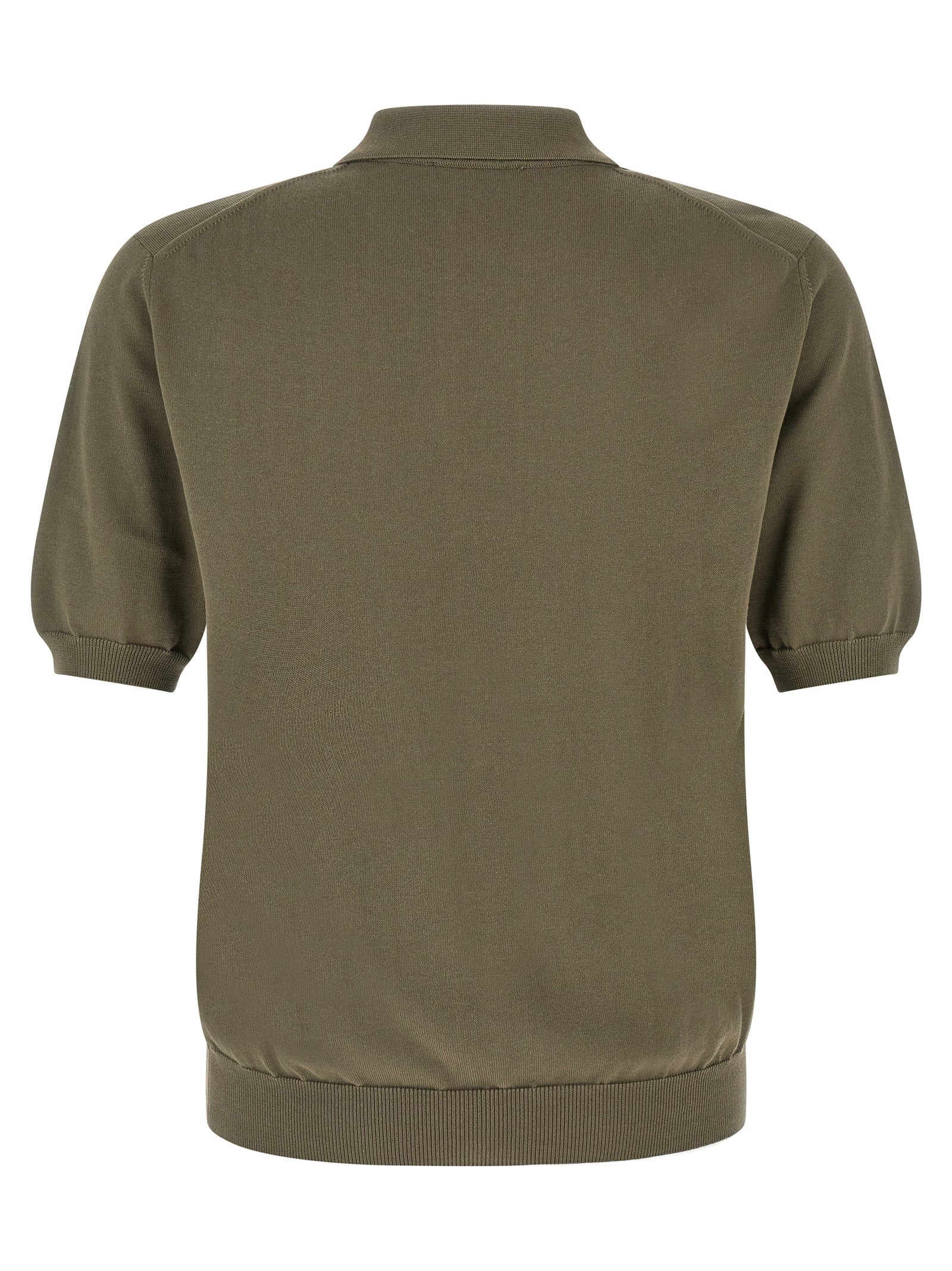 Bicolor Cotton Polo Shirt