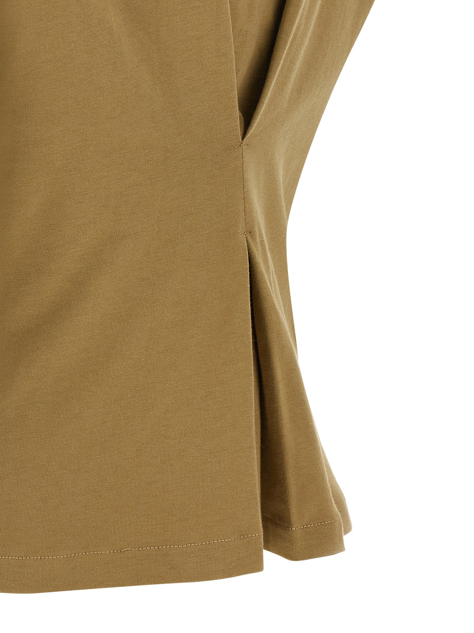 Brown Cotton T-Shirt