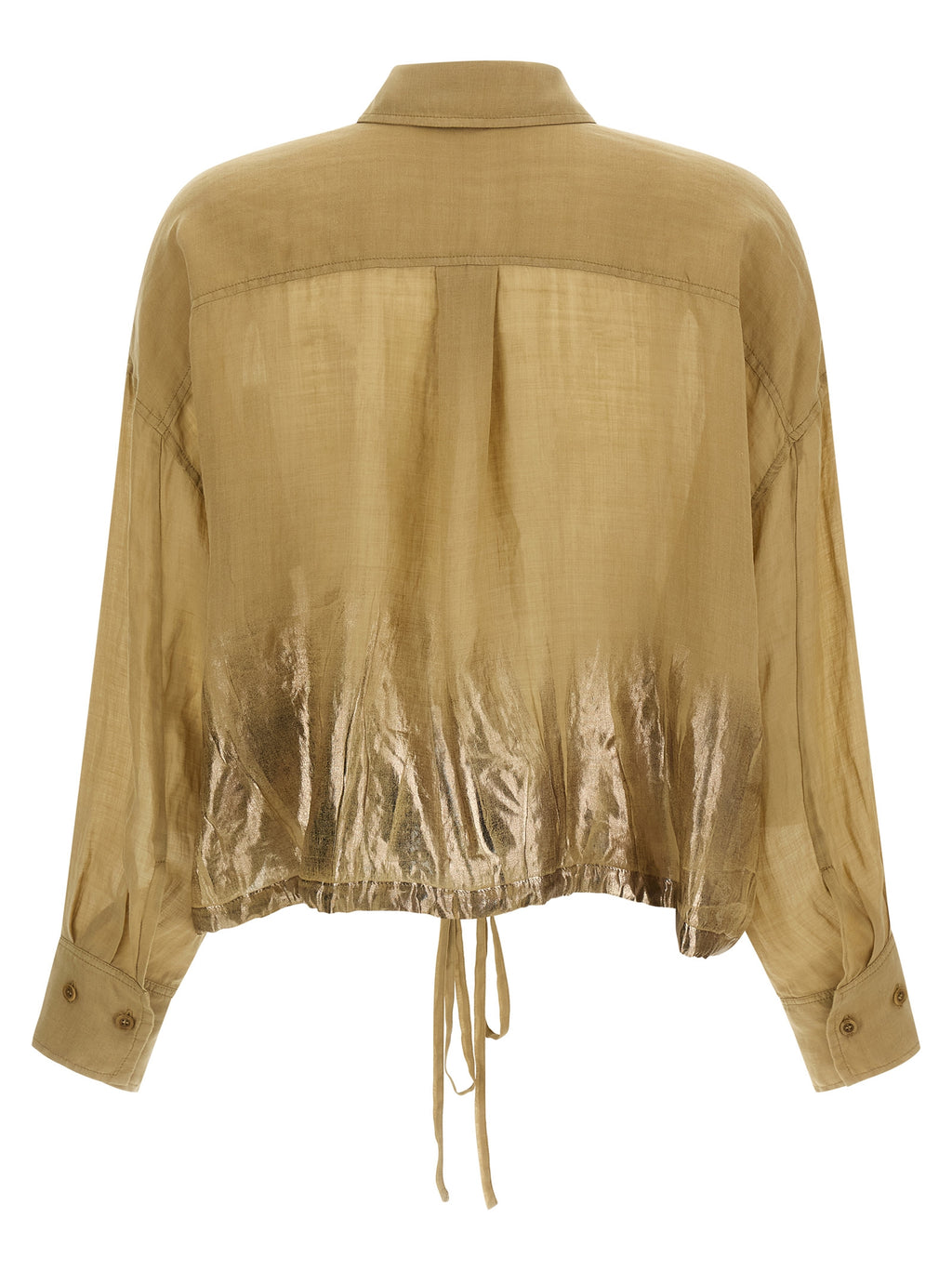 Brown Tencel Blouse