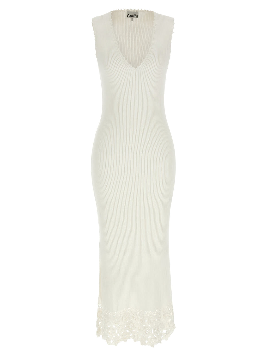White Organic Cotton Long Dress