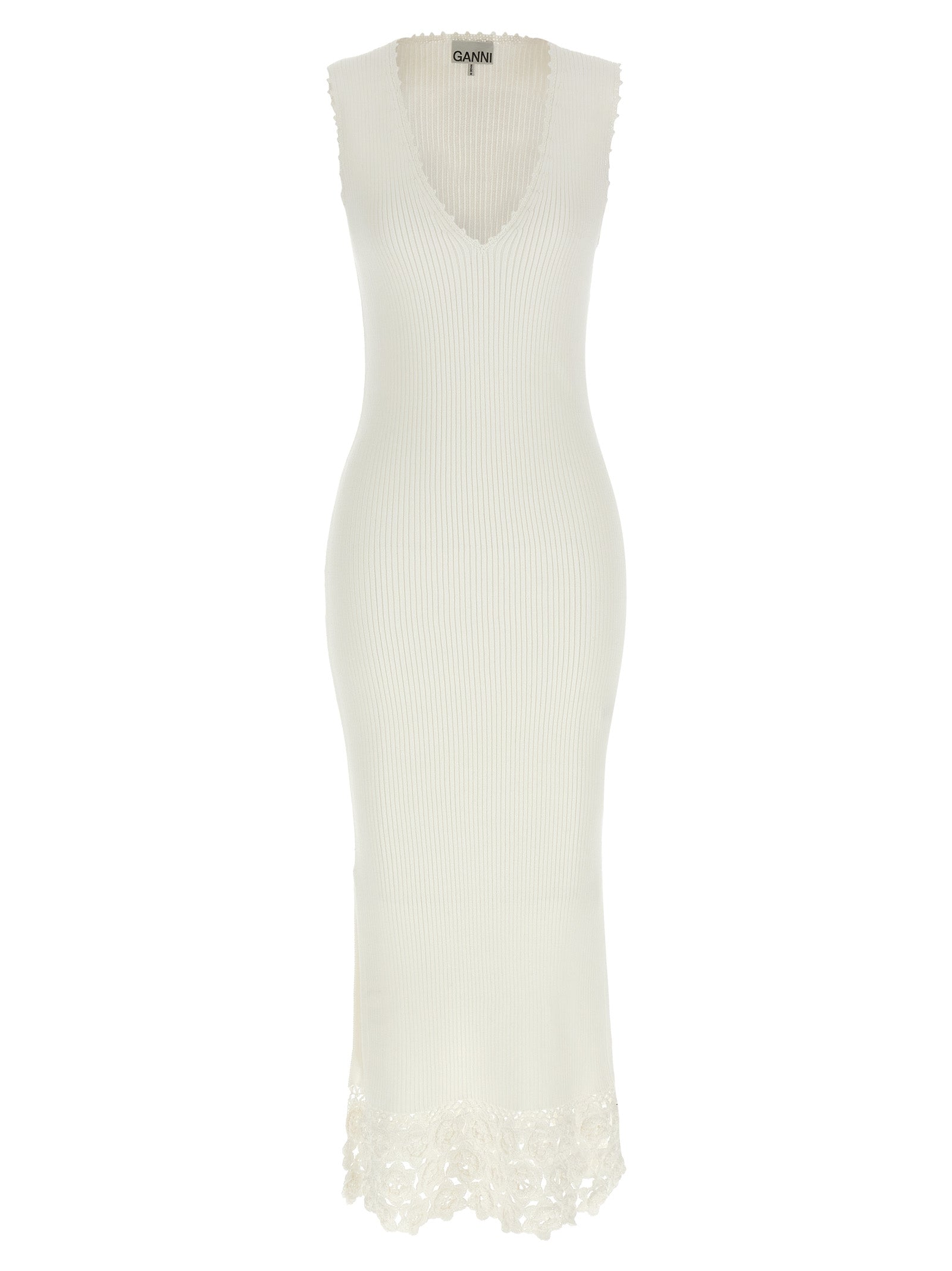 White Organic Cotton Long Dress