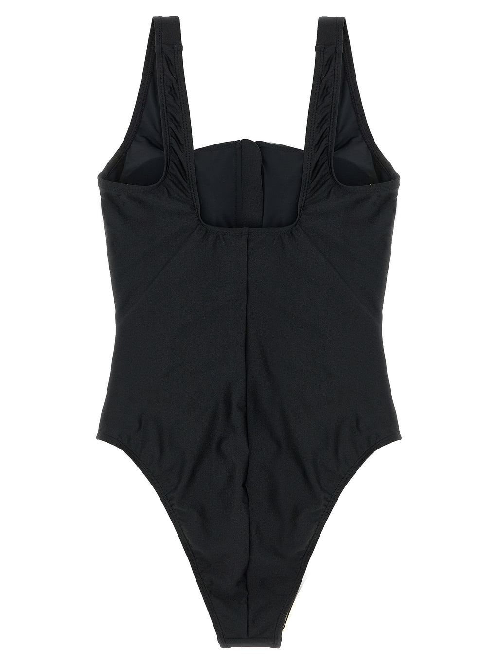Black Polyamide One-Piece Swimsuit