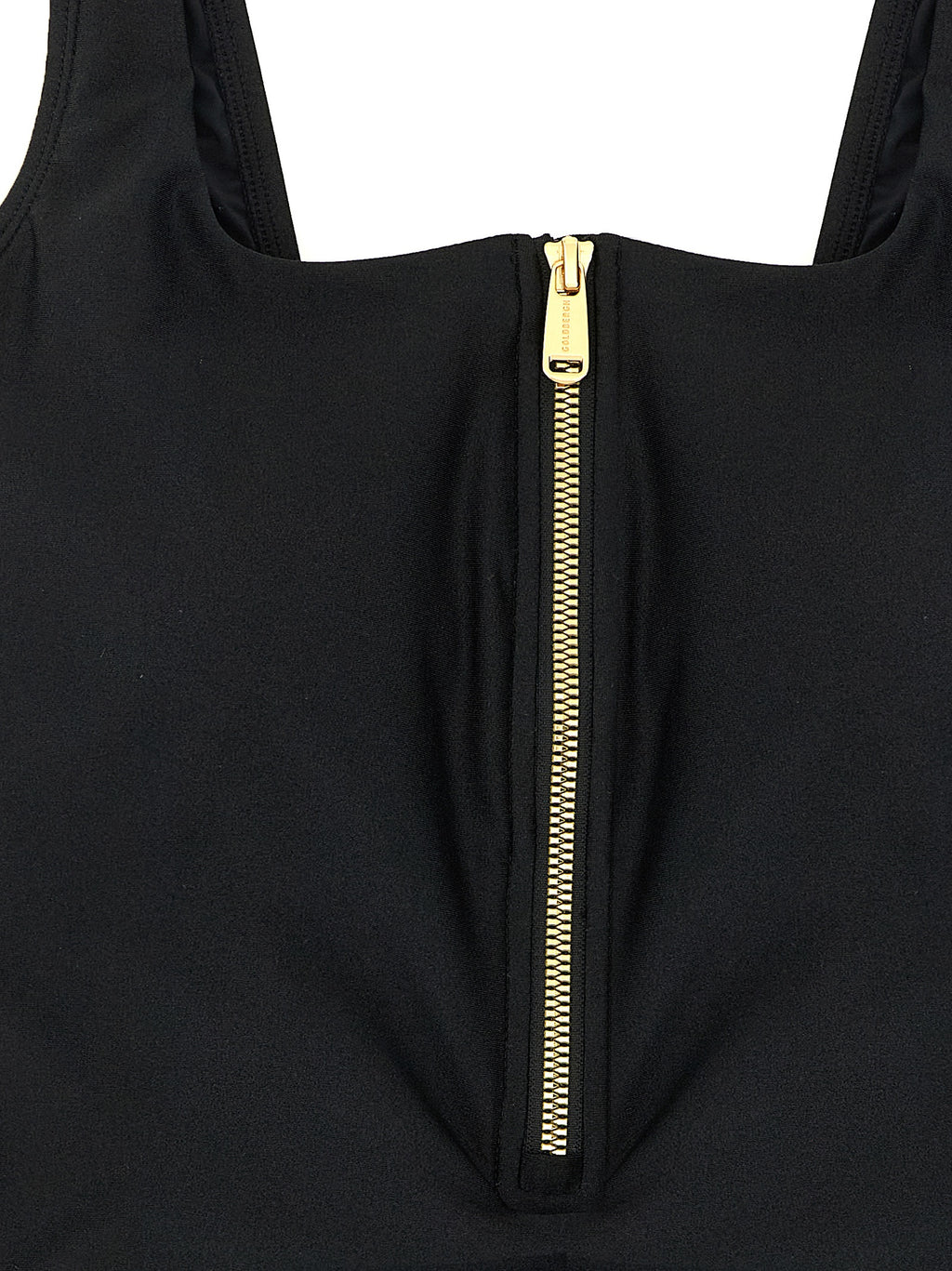 Black Polyamide One-Piece Swimsuit