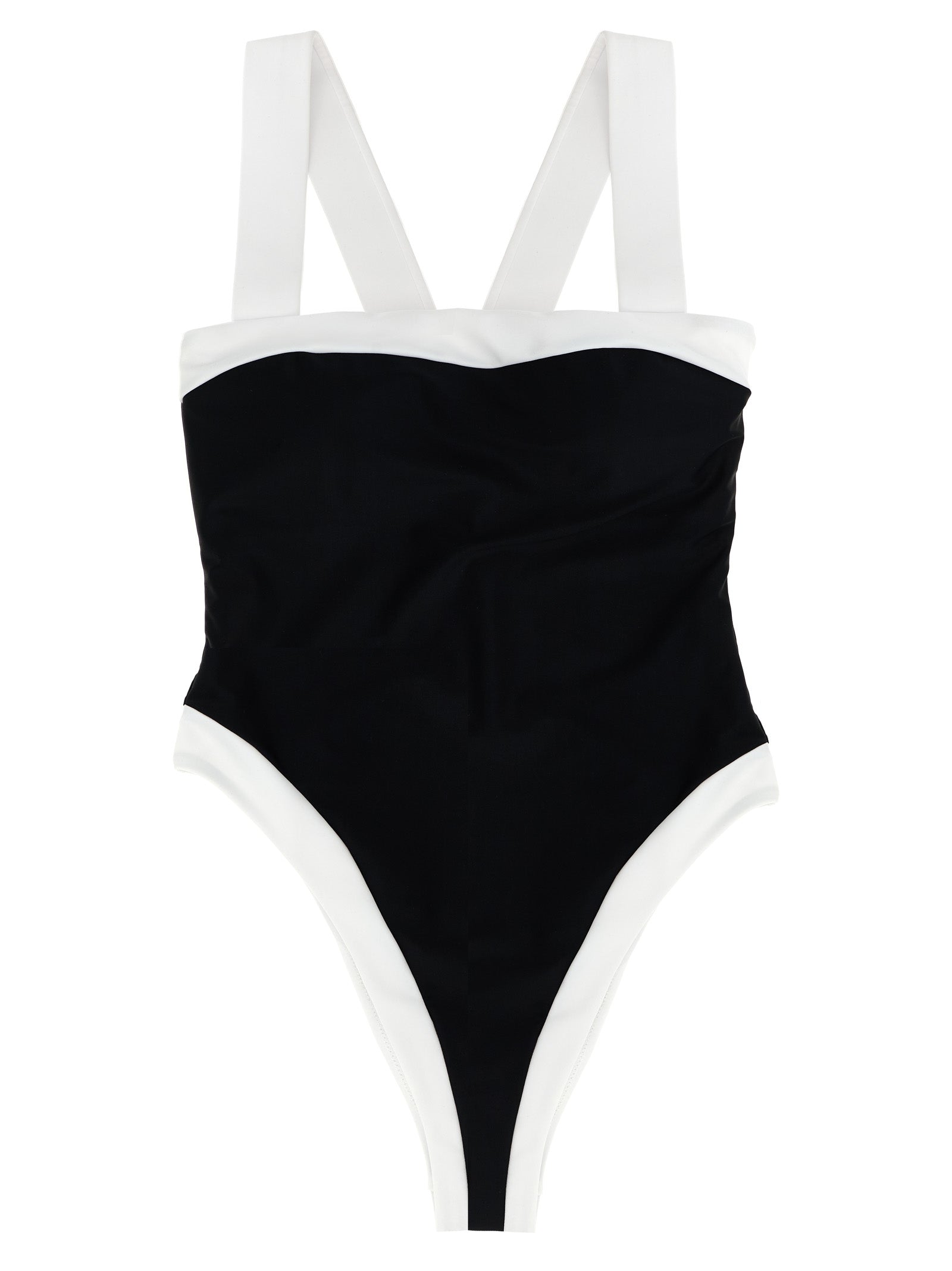 Bicolor Recycled Polyamide One-Piece Swimsuit
