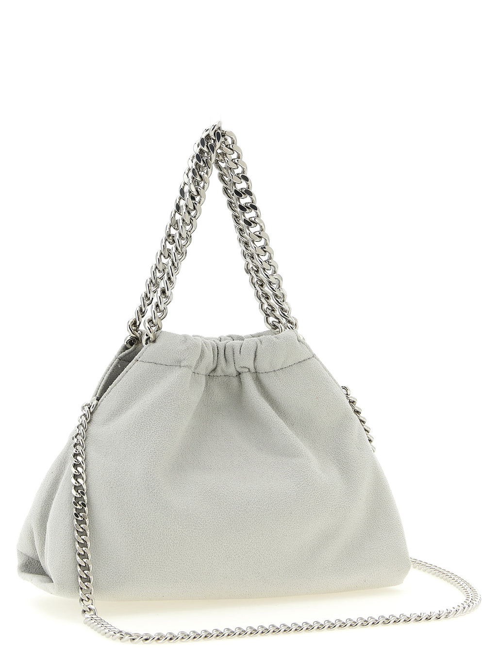 Gray Polyester Handbag