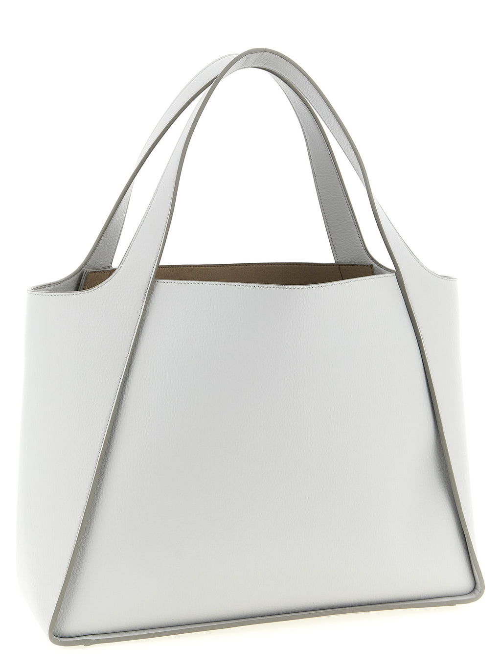 Gray Polyamide Tote Bag