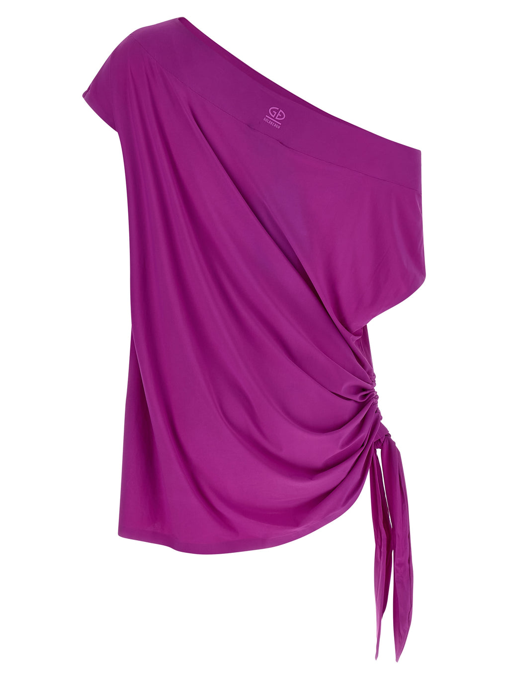 Purple Polyamide Casual Dress