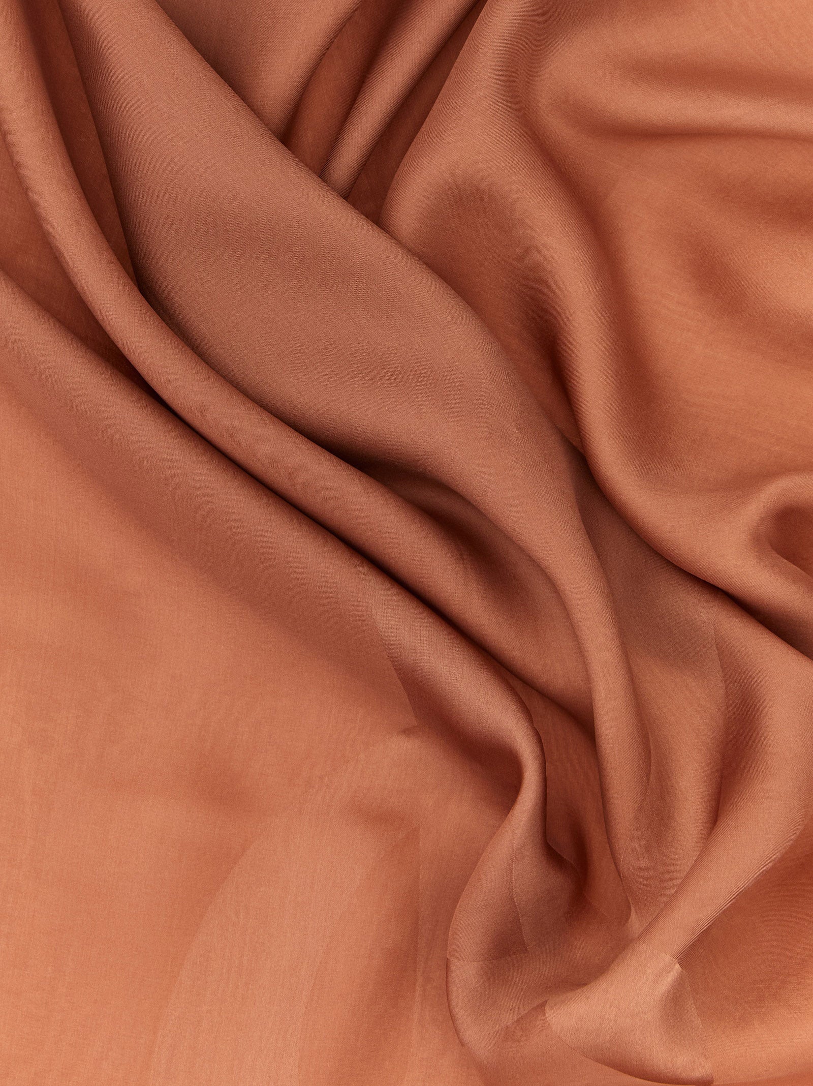 Brown Silk Scarf