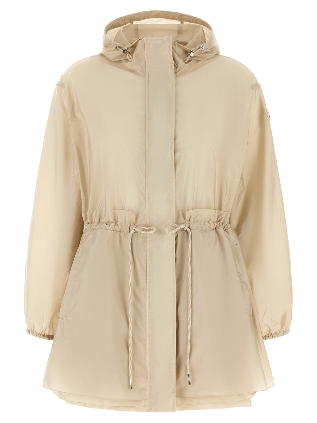 Beige Polyamide Shell Jacket