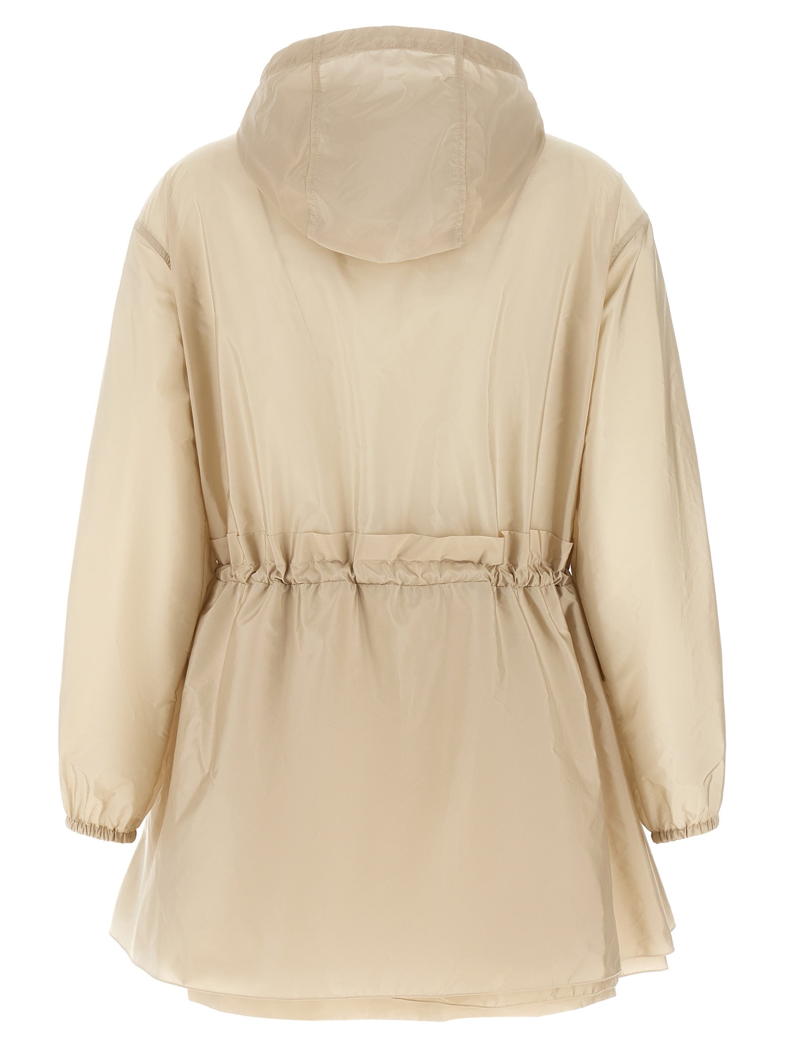 Beige Polyamide Shell Jacket