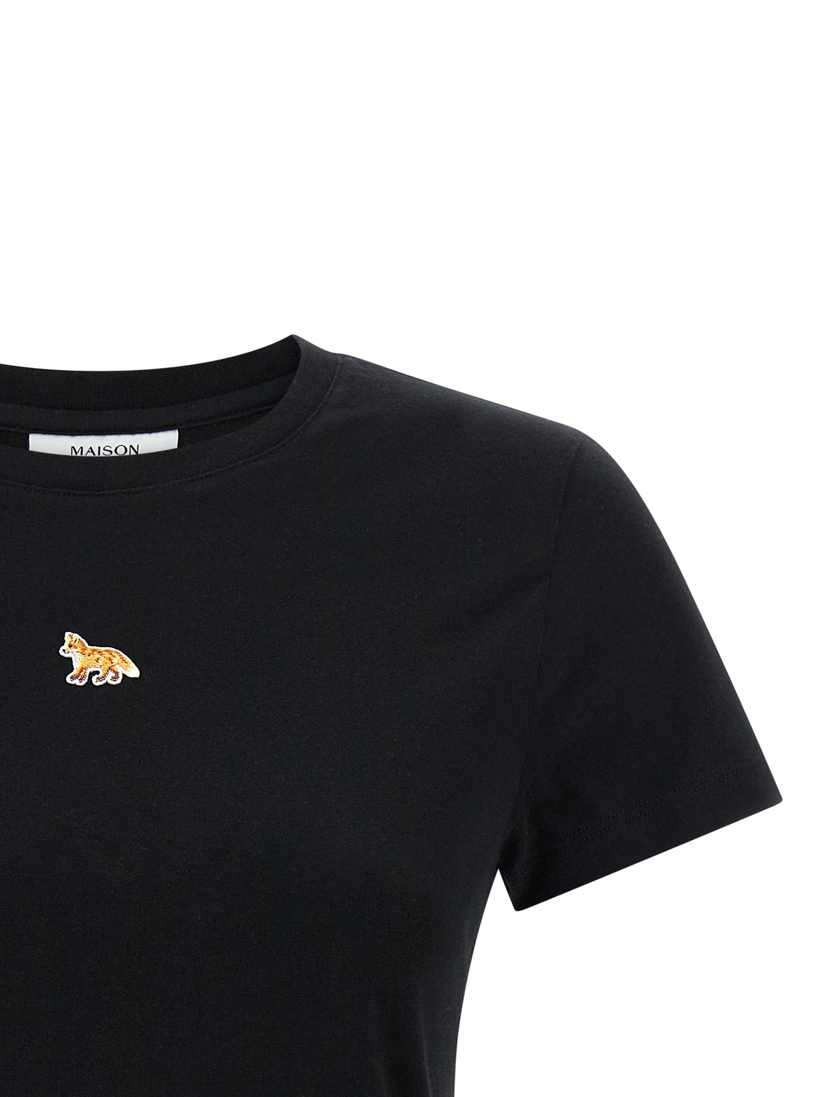 Black Cotton T-Shirt