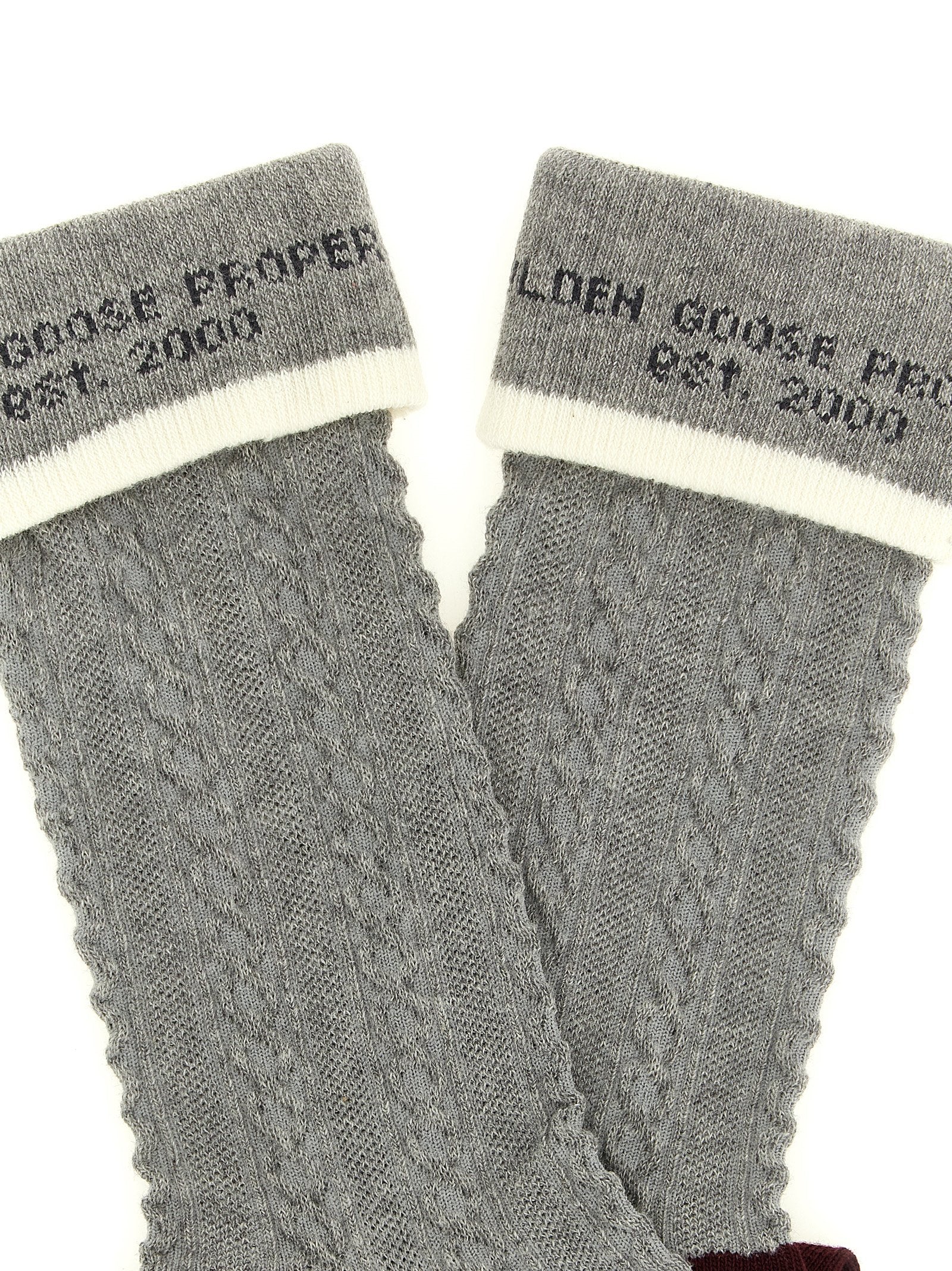 Gray Cotton Socks