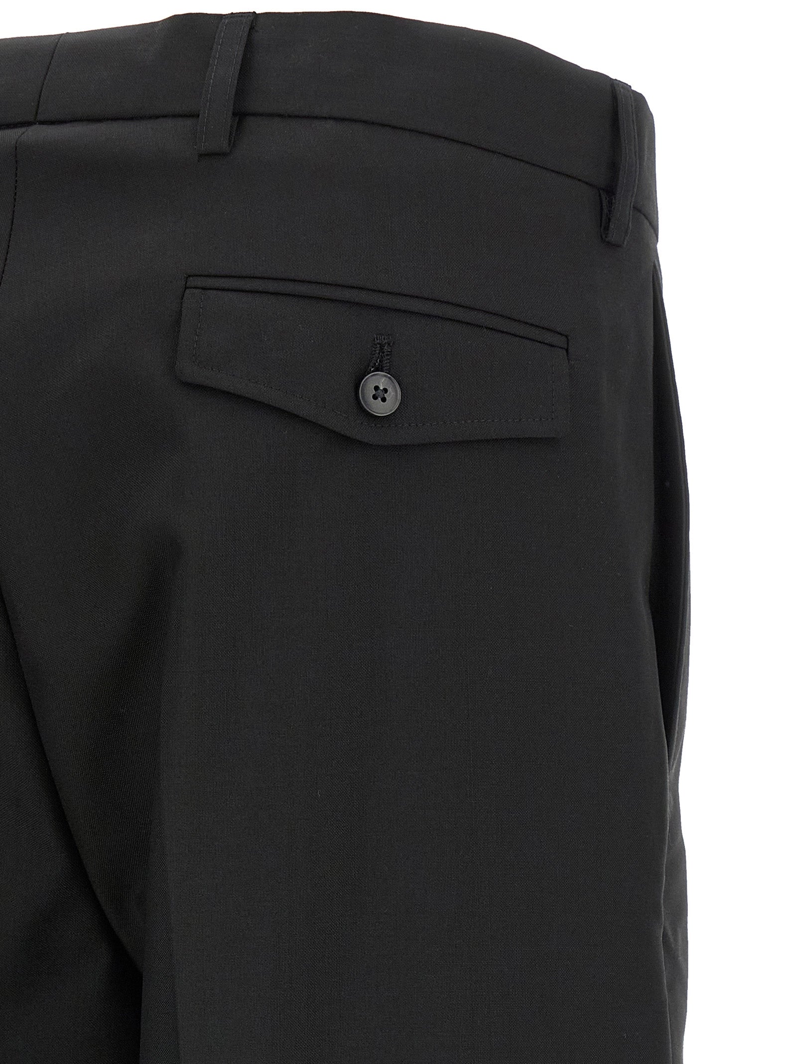 Black Wool Dress Pants