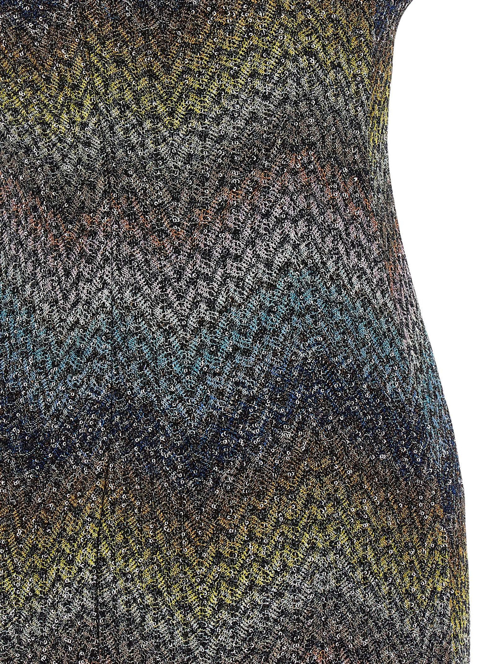 Multicolor Viscose Short Dress