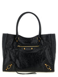 Black Lamb Leather Tote Bag