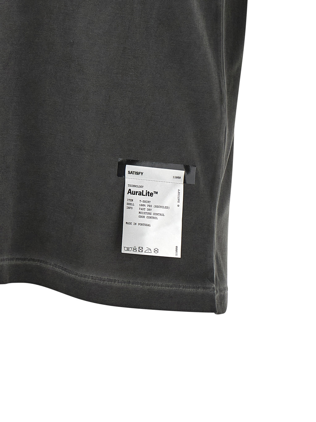 Gray Polyester T-Shirt