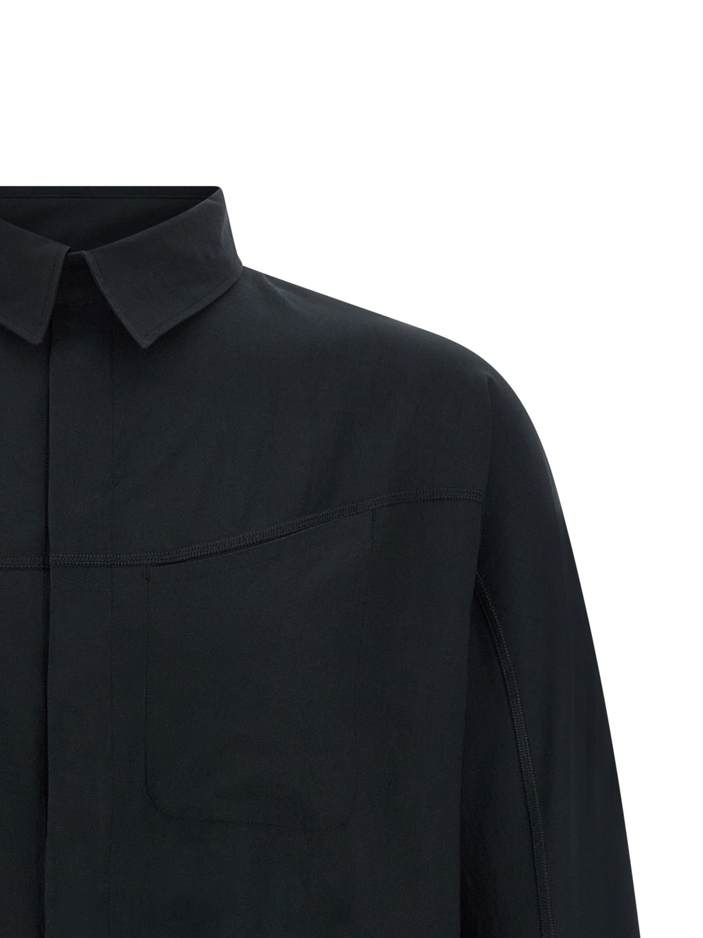 Black Polyester Blouse