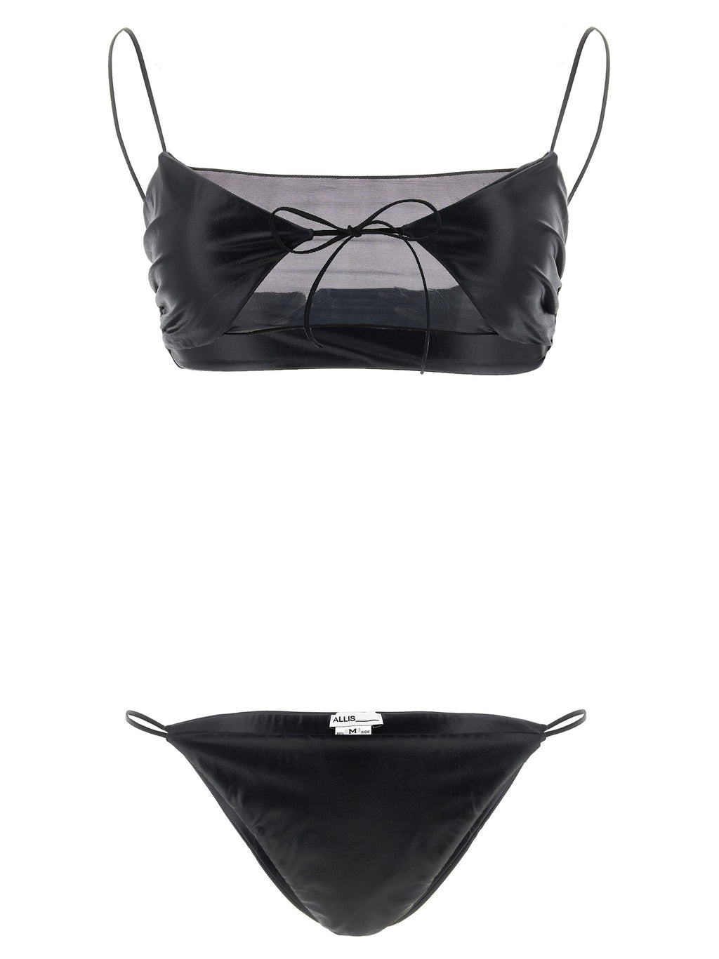 Black Polyester Bikini