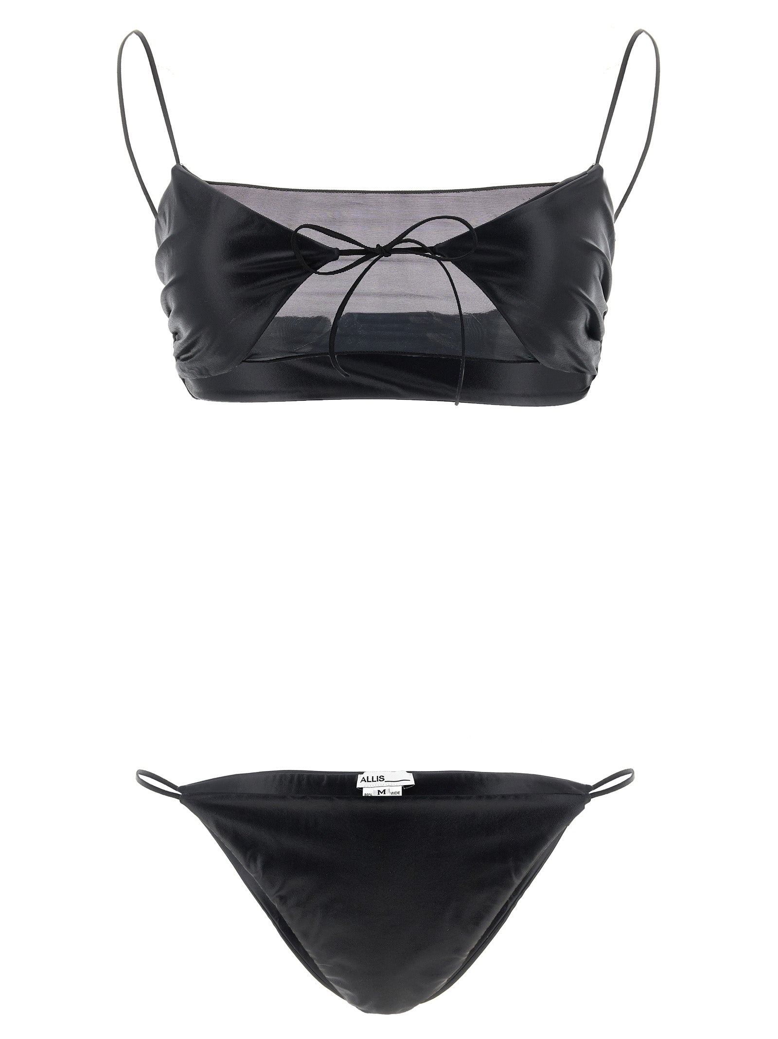 Black Polyester Bikini