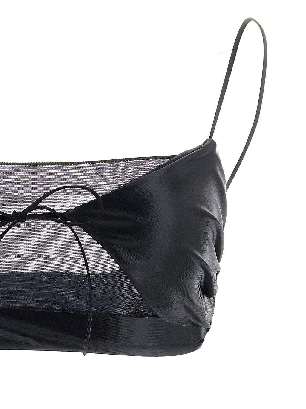 Black Polyester Bikini