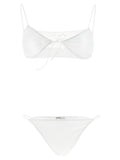 White Polyester Bikini