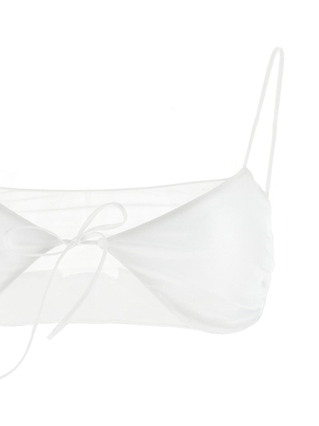 White Polyester Bikini